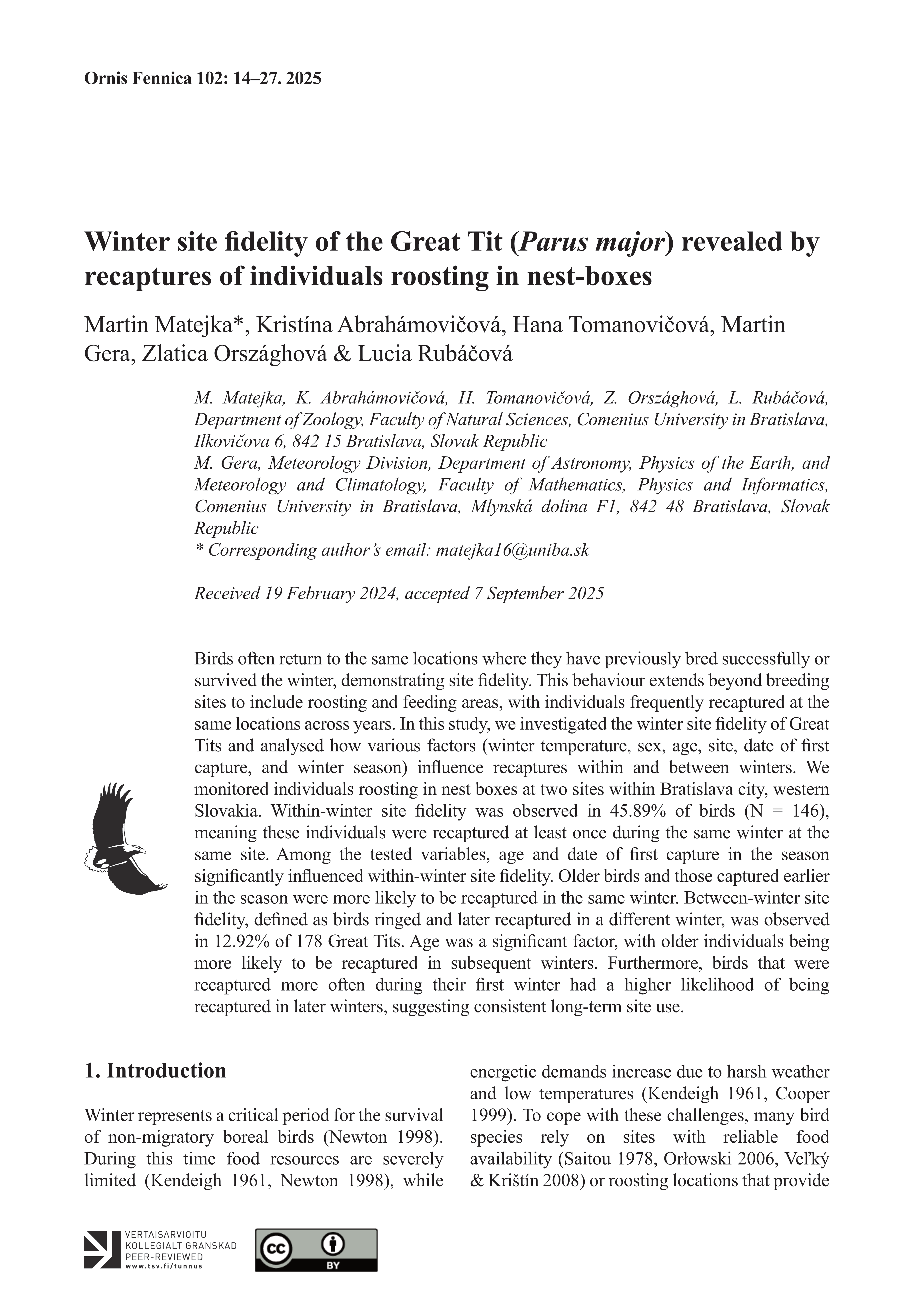 First page of article