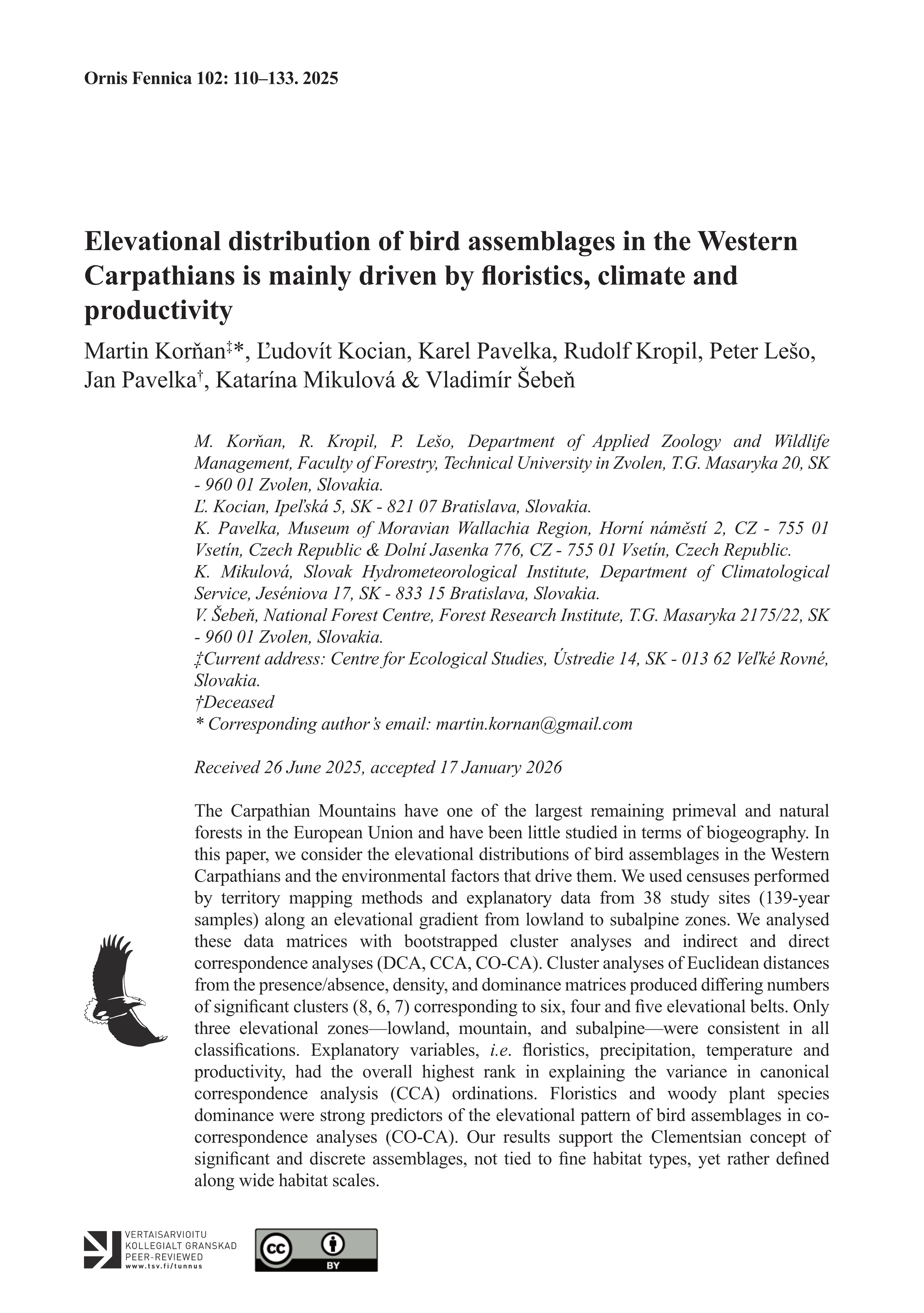 First page of article